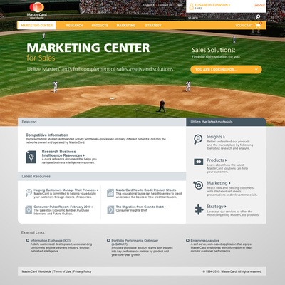 Master Card Marketing Center